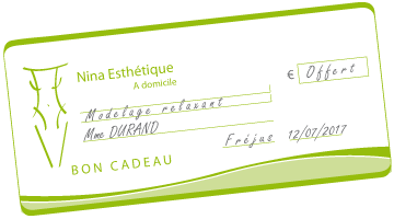 Bon cadeau Nina Esthétique